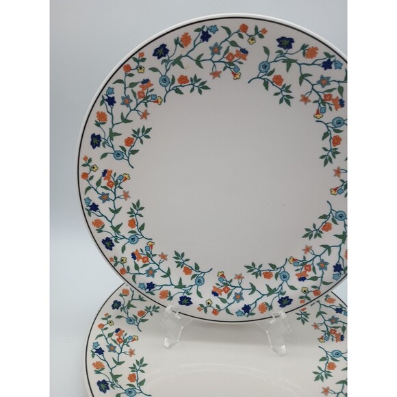 Homer Laughlin China Maytime Patter Lunch Plates Salad Set Of 2 USA - Picture 2 of 6